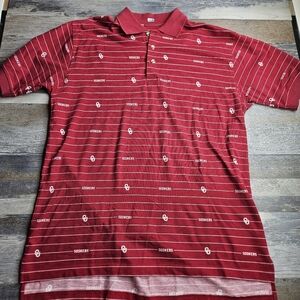 Oklahoma University OU Sooners Men's Polo Shirt Medium